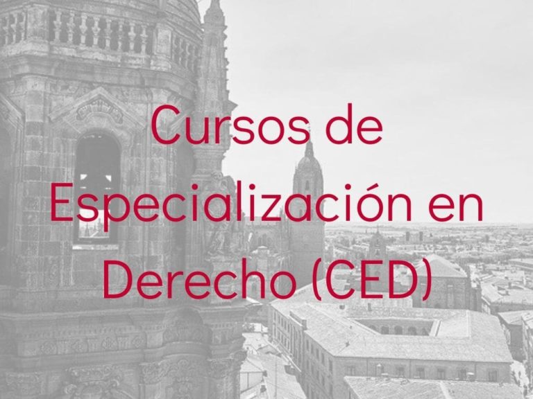 Cursos de Especialización en Derecho