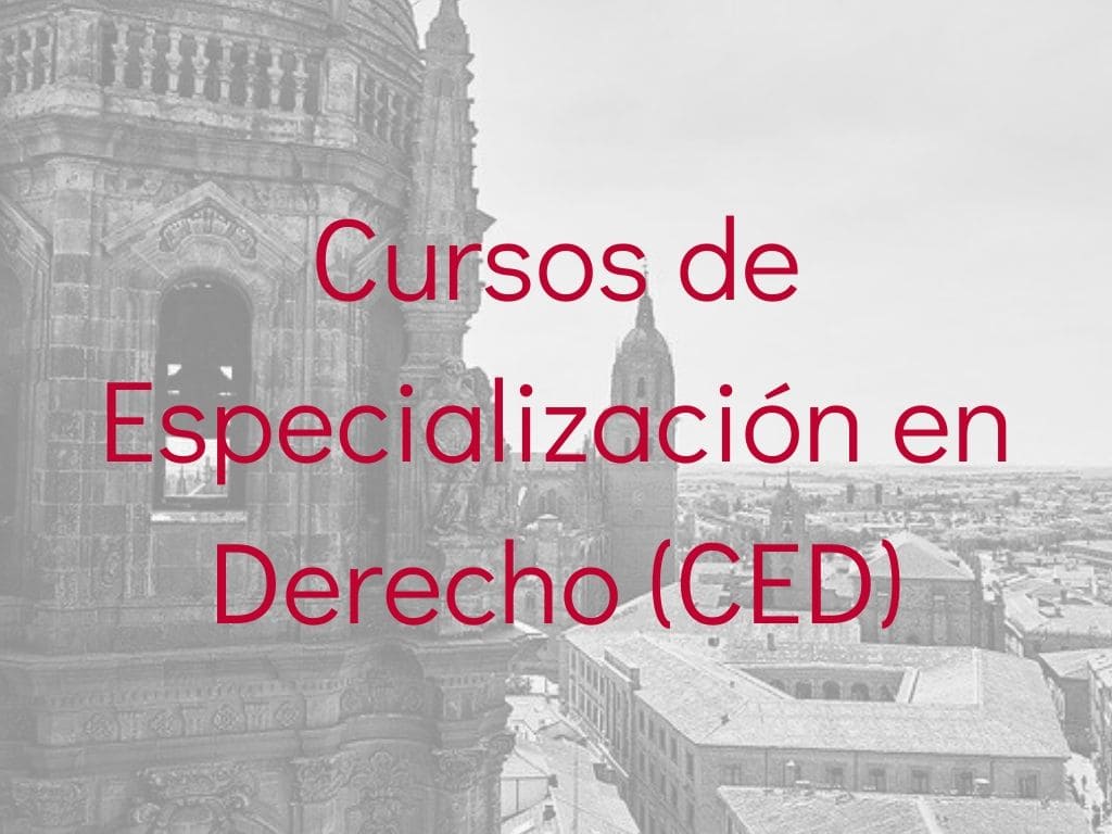 Cursos de Especialización en Derecho